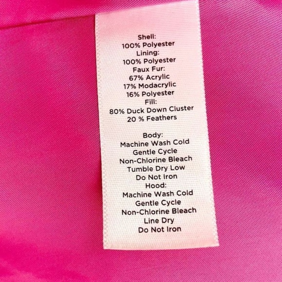 Talbots Pink Puffer Down Vest - Picture 9 of 11